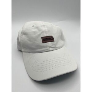 Mens White Breathable Sports Baseball Cap Nabholz Logo One Size